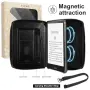 Черен калъф E NET-CASE с цип за Kindle Paperwhite 12 и Colorsoft 2024, снимка 4