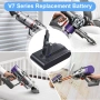 Резервна батерия 21.6V 4.6Ah, съвместима с прахосмукачка Dyson V7, включва 2 филтъра, снимка 7