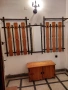 Комплект за антре от ковано желязо и дърво , снимка 2