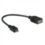 Кабел USB-A към Micro USB-B 2.0 Roline 11.99.8311 Черен USB-A to Micro USB-B M/M OTG, снимка 2
