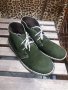 Естествена кожа- каучукова подметка мъжки боти, масленозелени- 43 номер , снимка 3