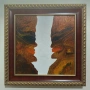 Авторска картина масло върху платно с рамка и готово за закачане, снимка 1