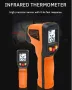 Термодетектор Пирометър Моментален Термограф Цифров Безконтактен Термометър Лазер Сензор -50°C~600°C, снимка 3