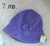 Поларена шапка с цвете 1-4 г.