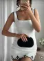 🤍Нова къса бяла еластична парти коктейлна официална рокля zara Zara , снимка 6