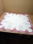 Соц Старо Ръчно Бродирано Каре Покривка Номер 275., снимка 3