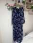 Разкошна феерична нова дълга елегантна романтична рокля Reaerved флорален нежен принт цветя , снимка 16