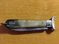Стар ловен сгъваем нож,ножка DABO/INOX, снимка 3