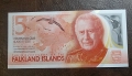 Фолкленски острови .  5 паунда. 2025 година. UNC., снимка 1