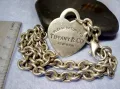 TIFFANY & Co. ШАРМАНТНО БУТИКОВО СРЕБЪРНО КОЛИЕ ЧОКЪР ЛАНЕЦ СРЕБРО 925 ТИФАНИ с БЯЛА ПОЗЛАТА 50058, снимка 13