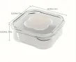 Комплактна пластмасова кутия за храна храни запазване свежест на продукти, снимка 5