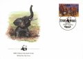 Уганда 1983 - 4 броя FDC Комплектна серия - WWF, снимка 4