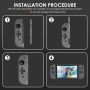 Безжичен контролер за Nintendo Switch/Lite/OLED с вибрация и жироскоп, снимка 4