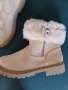 Дамски ботуши с пух., снимка 1