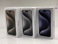 Apple iPhone 15 pro,128GB!НОВИ!НЕРАЗПЕЧАТАНИ!Blue titanium white titanium black titanium, снимка 1 - Apple iPhone - 44732421