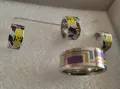 Комплект колие, обеци и пръстен, снимка 6