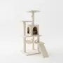 Котешки център за игра и почивка с драскалка и къщичка, 125 см, снимка 5