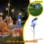 Цветна соларна лампа "Папагал" – водоустойчива - КОД 4473, снимка 3