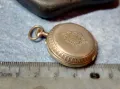 Стар СРЕБЪРЕН ДЖОБЕН ЧАСОВНИК СРЕБРО 800 СТИЛНА ОРНАМЕНТИКА с ПОЗЛАТА 48397, снимка 17