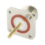 Coaxial RF N Female Adapter with Square Plate, снимка 2