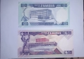 Замбия 10 / 50 квача UNC, снимка 2