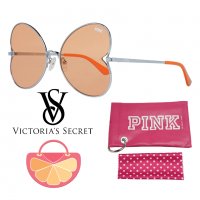 VICTORIA'S SECRET 🍊 Дамски слънчеви очила ORANGE HEART нови с кутия, снимка 1 - Слънчеви и диоптрични очила - 39553431