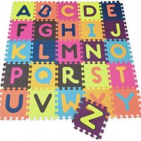 Мек пъзел за под с букви,образователна игра за деца , комплект от 26 части, снимка 2 - Други - 37718710