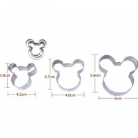 8 бр форми Мини Маус, еднорог, котка и зъбче за моделиране, тесто, фондан  , снимка 6 - Форми - 31734954