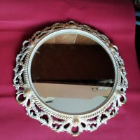 посребрено бароково огледало , снимка 1 - Антикварни и старинни предмети - 29707507