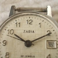 Стар часовник ZARIA 22 jewels, снимка 3 - Други ценни предмети - 38285318