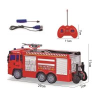 Пожарникарска кола с дистанционно ,звук и светлина , снимка 1 - Коли, камиони, мотори, писти - 40844200