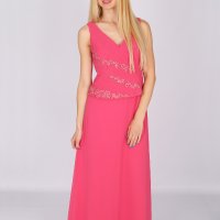 Официална розова рокля, снимка 1 - Рокли - 31731549