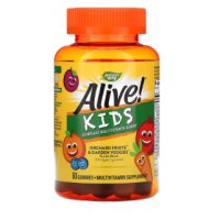 Дъвчащи витамини Nature's Way Alive! Kids Complete Multivitamin, Cherry, Orange & Grape , 60 Gummies, снимка 1 - Хранителни добавки - 42851244