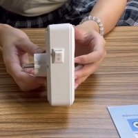 1080P скрита WiFi мини IP камера шпионска контакт разклонител с USB зарядно + Type C, снимка 3 - IP камери - 38118187