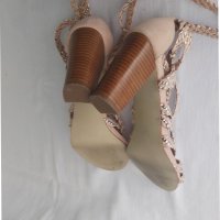 Дамски сандали с каишка на ток, снимка 11 - Сандали - 40488703