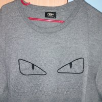 Оригинална мъжка тениска Fendi Made in Italy, снимка 3 - Тениски - 39442553