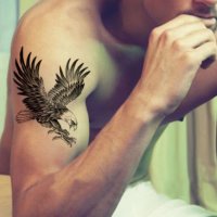3D Орел временна татуировка татос татус Tattoo, снимка 2 - Други - 30779079