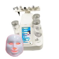 Козметичен Апарат 7в1 - Водно дермабразио, Биолифтинг, RF, Ултразвук, Криотерапия + LED маска , снимка 2 - Козметични уреди - 38604673