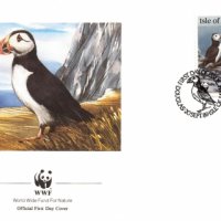 Остров Ман 1989 - 4 броя FDC Комплектна серия - WWF, снимка 2 - Филателия - 38619149