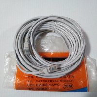 LAN Patch кабел CAT5e RJ45-RJ45 20 метра, снимка 1 - IP камери - 42259105