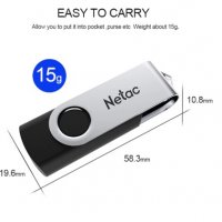    USB Флаш памет Netak- 32 GB, снимка 2 - Карти памет - 29519972