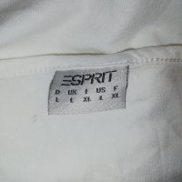 Бяла блуза ESPRIT 100 % памук р-р S, снимка 9 - Тениски - 36679688
