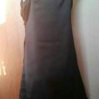 Черна рокля от сатен, тип балон🍀❤M,M/L❤🍀арт.4392, снимка 4 - Рокли - 37393174