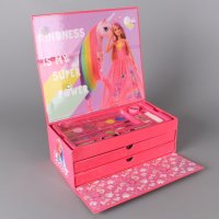 Макси комплект за рисуване "Barbie", снимка 6 - Ученически пособия, канцеларски материали - 42315302