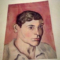 Ангел Ботев картина акварел 1947 г, снимка 1 - Картини - 38970369
