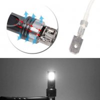 Диодни LED крушки 3200-H3, 9W, 1100 lm, 12V-24V, снимка 3 - Аксесоари и консумативи - 38356593