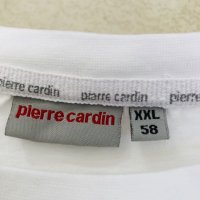 Бяла тениска PIERRE CARDIN,XXL, снимка 3 - Тениски - 29439483