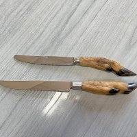 Маркови ножове с дръжки от крачета. №2897, снимка 1 - Антикварни и старинни предмети - 38409762