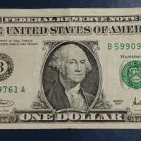 1 долар САЩ 2001 Америка 1 долар 2001 Банкнота от САЩ , снимка 1 - Нумизматика и бонистика - 44150982