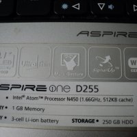 Acer Aspire One – D255/PAV70, снимка 4 - Части за лаптопи - 31635334